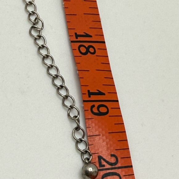 Premier Designs Good To Go Silver Tone Blue Rhinestone Enhancer Necklace Jewelry - Picture 7 of 10